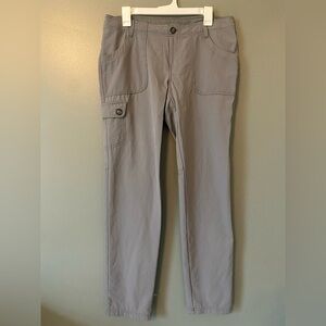 REI Co-op Northway Slim Pants Cargo Hiking Rollup Women's Size 12 Gray
